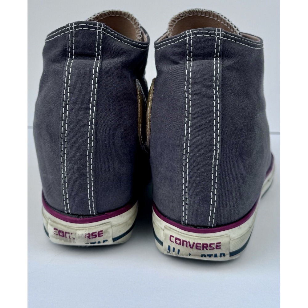 Converse Chuck Taylor Shroud Gray Hidden Wedge High Top Y2K Vtg Sneakers Women 8 - Picture 5 of 10